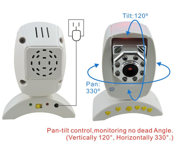 Home Surveillance Wireless Digital Baby Monitor IR Wideo Domofon Talk, 300m Odległość