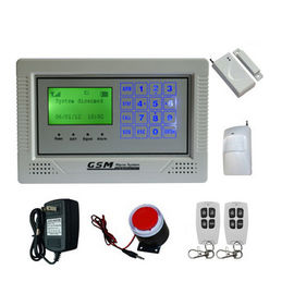 Systemy alarmowe GSM zabezpieczeń + klawiatura + dotykowy wyświetlacz LCD