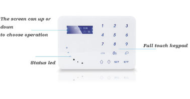 Inteligentna klawiatura dotykowy GSM Wireless Security System alarmowy Przy alarmie sabotażowym APP