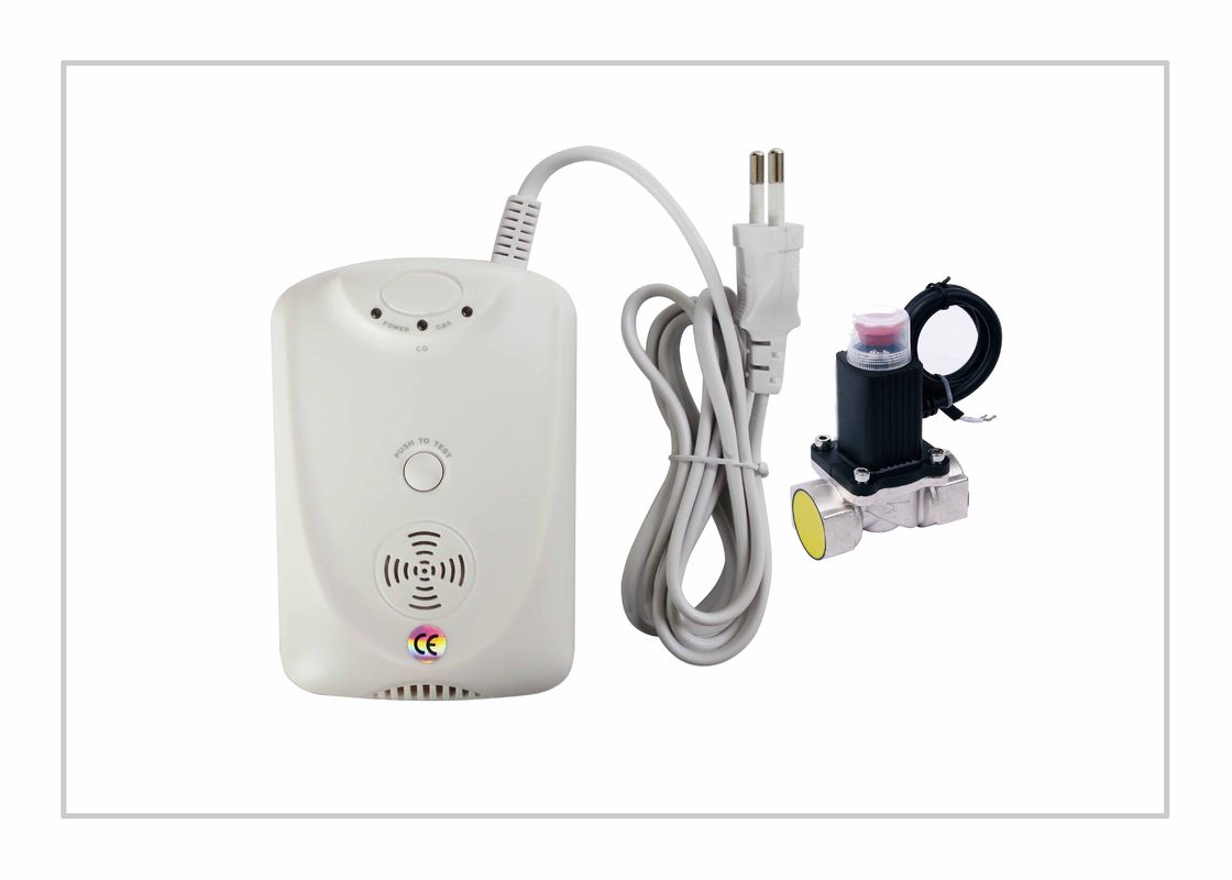 Półprzewodnikowy czujnik tlenku węgla CO i Gazu 240V Flash Alarm Detector