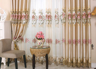 Piękne poliester haftowane Tkaniny Współczesna Curtain Fabric